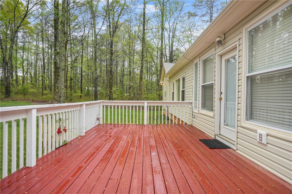 125 Bridget Drive Hampton, GA 30228 - Photo 23 of 32 a view of deck with wooden floor and fence
