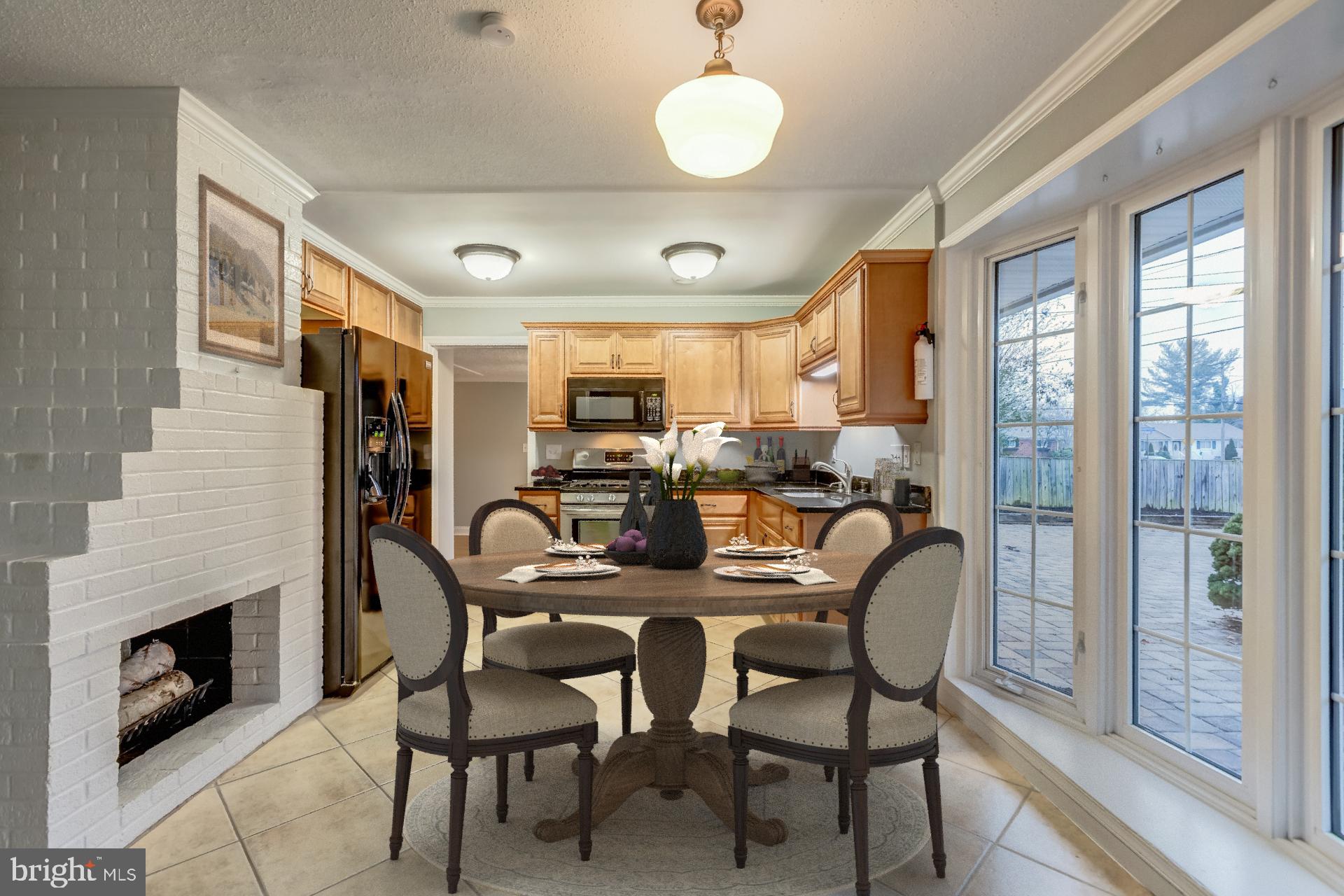 7303 Dickenson Street Springfield, VA 22150 - Photo 12 of 41 Virtually staged breakfast area