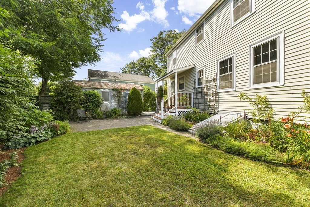 11 Southbourne Road Boston, MA 02130 - Photo 21 of 26 a view of backyard with a garden and plants