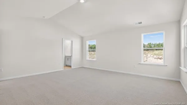 a view of an empty room