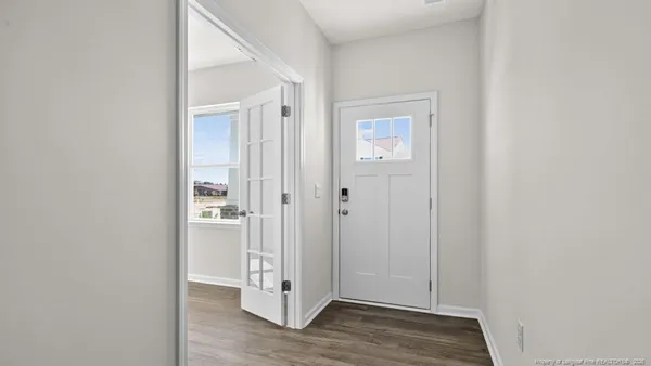 a view of wooden floor