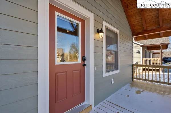 a view of front door of a house