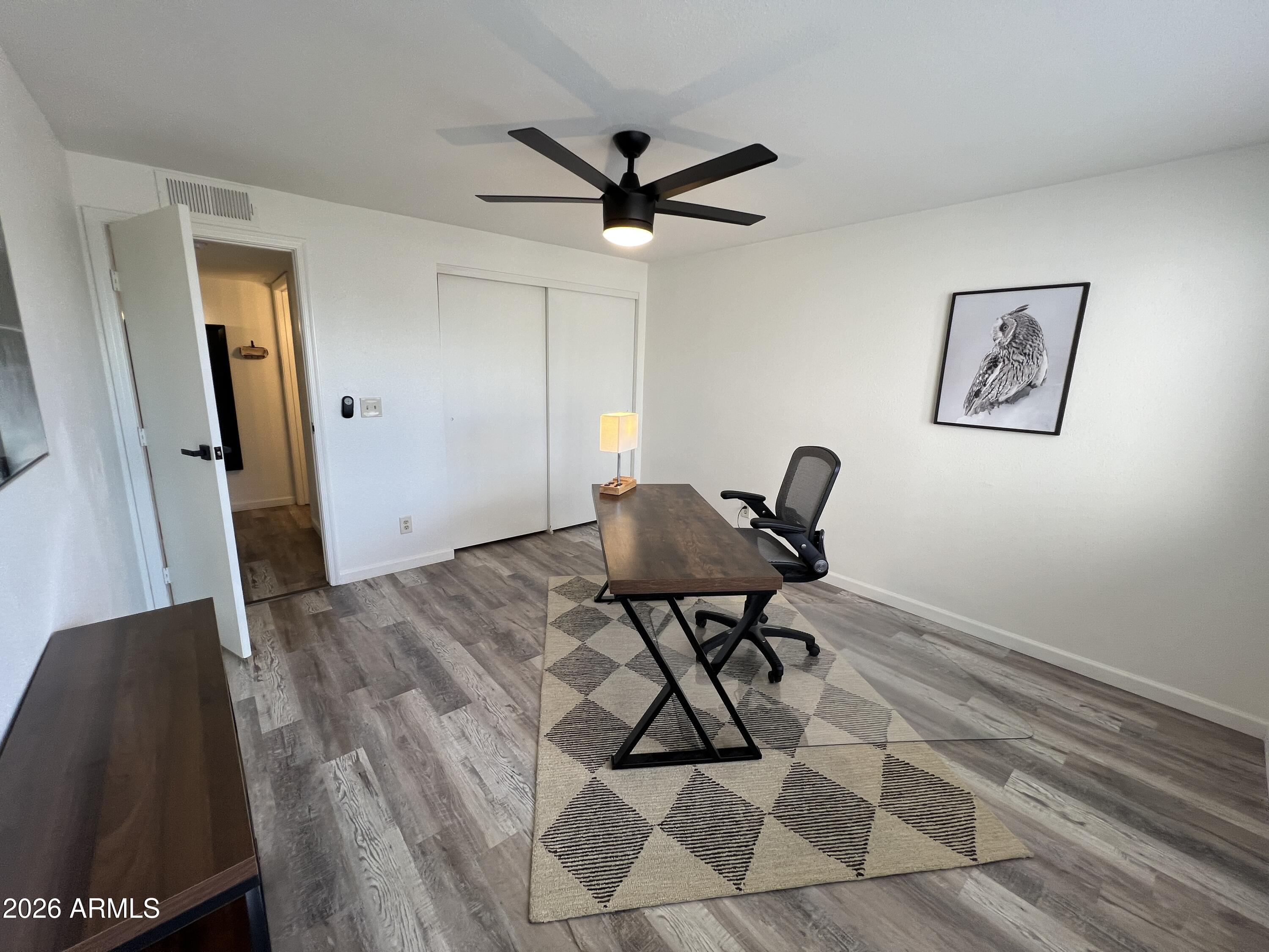 617 West 13th Street Tempe, AZ 85281 - Photo 20 of 23 a view of workspace with wooden floor