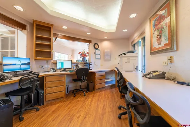 a room with furniture and a wooden floor