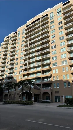 a front view of a building