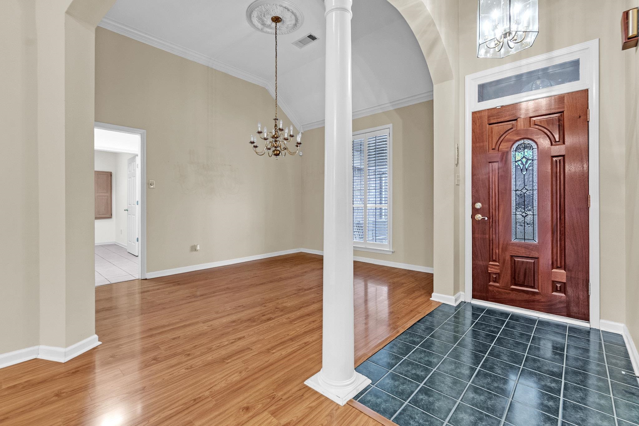 6307 Thistle Point Bartlett, TN 38135 - Photo 21 of 31 a view of an entryway with wooden floor