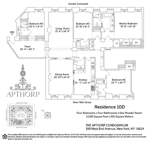 $8,250,000 | 390 West End Avenue, Unit 10D | Upper West Side