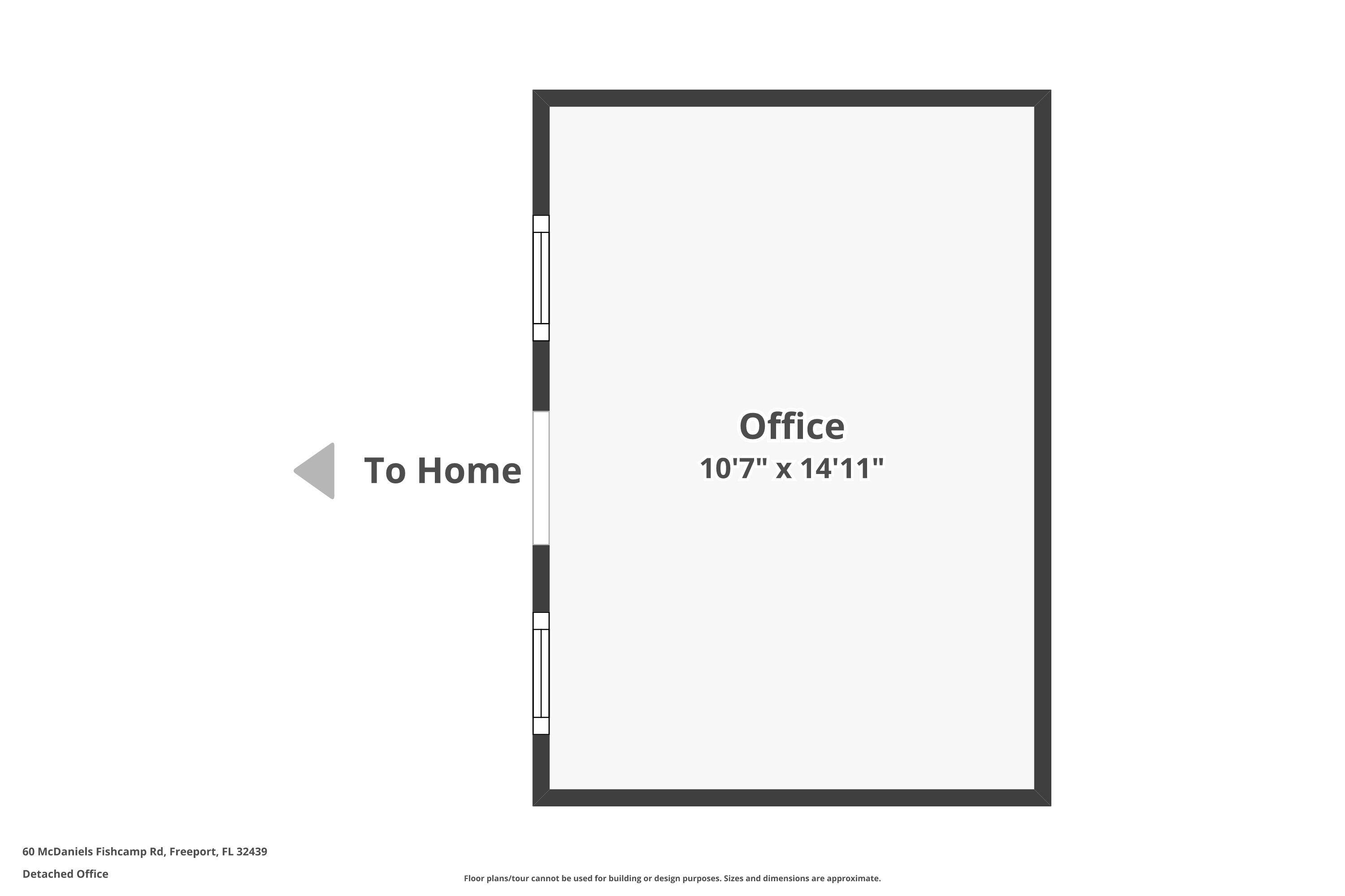 60 McDaniels Fishcamp Road, Unit A Freeport, FL 32439 - Photo 65 of 67 Detached-Office