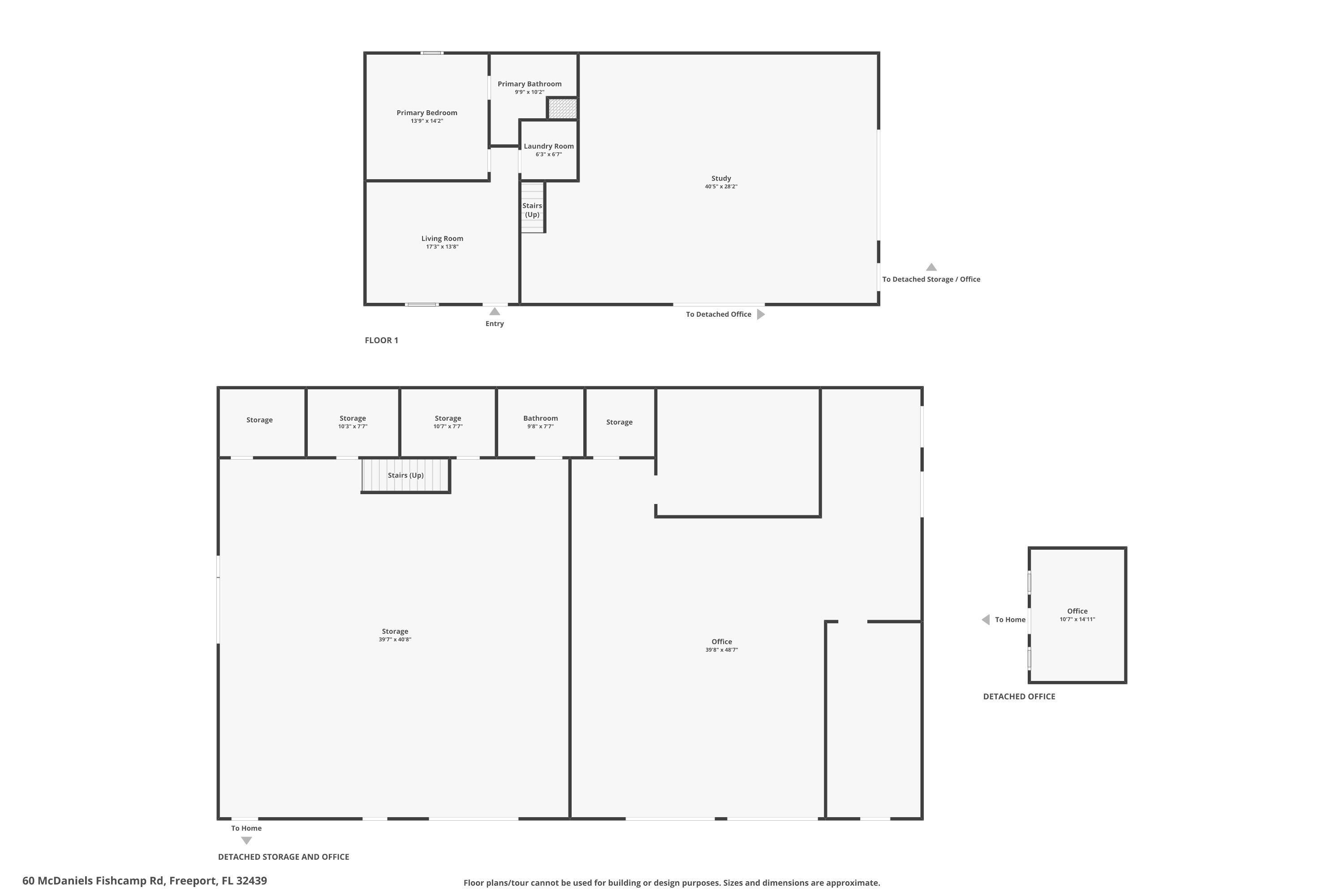 60 McDaniels Fishcamp Road, Unit A Freeport, FL 32439 - Photo 67 of 67 a picture of floor plan