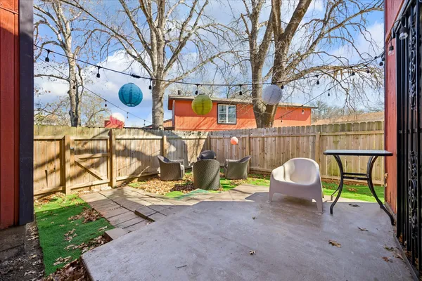 a view of outdoor space and entertaining space