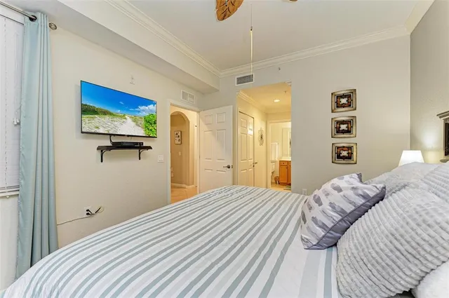 a bathroom with a tub and shower