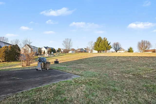 a park view with a lake view