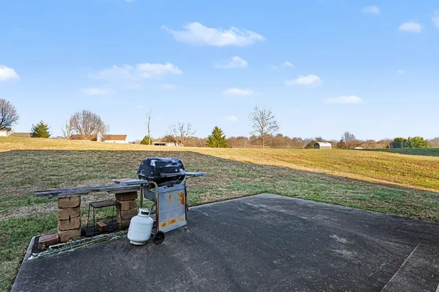 a view of a lake and outdoor space