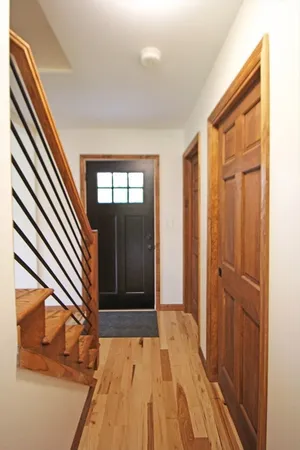 a view of front door