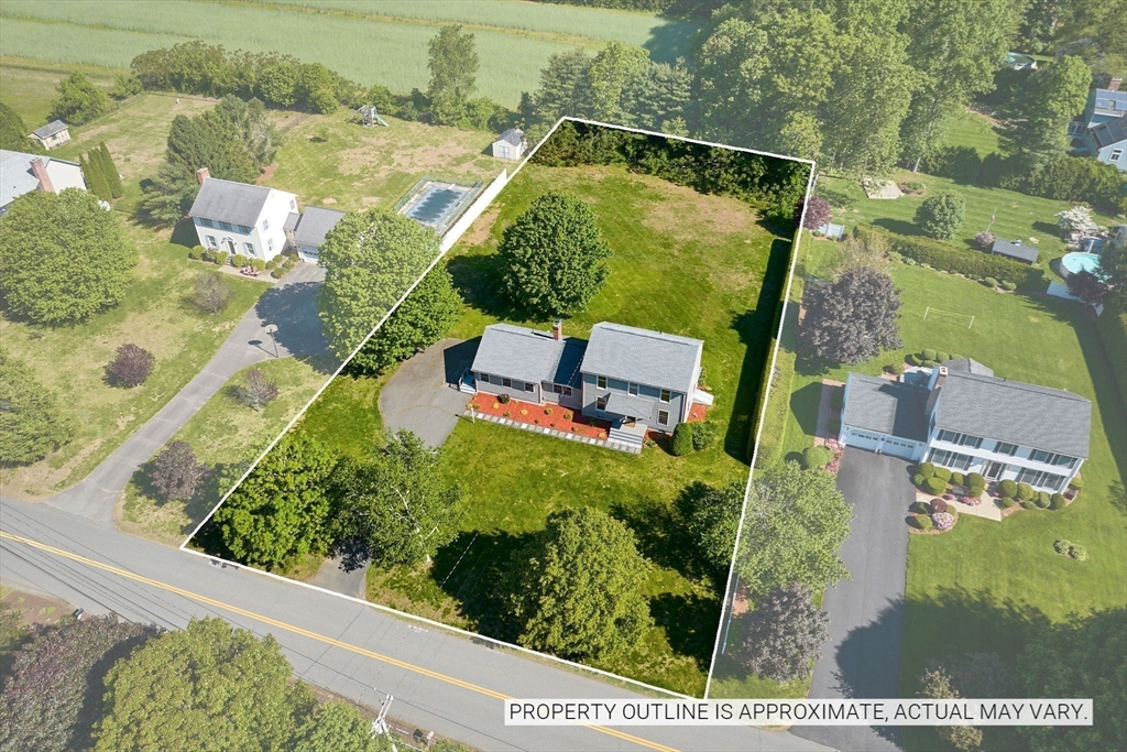 30-a & B Lee Road South Deerfield, MA 01373 - Photo 37 of 39 an aerial view of a house having outdoor space