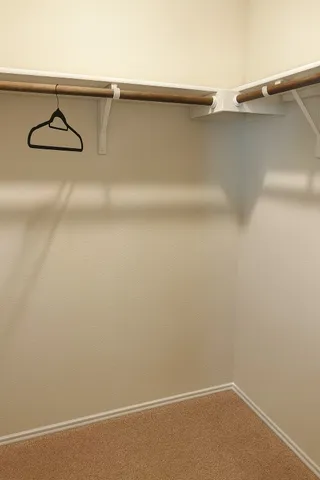 a close up view of racks on the wall