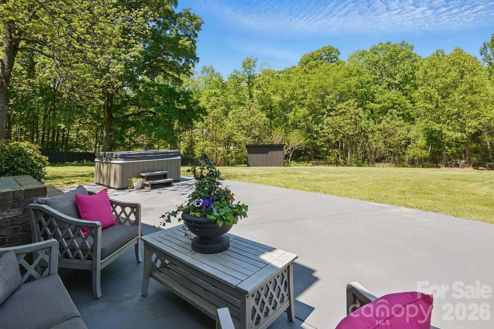 411 Baucom Deese Road Monroe, NC 28110 - Photo 42 of 45 a view of a backyard with sitting area