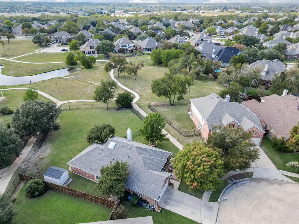 6403 Highland Crest Lane Sachse, TX 75048 - Photo 30 of 40 Aerial view of residential area