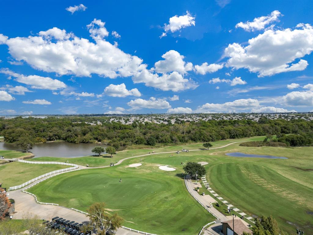 6403 Highland Crest Lane Sachse, TX 75048 - Photo 35 of 40 Surrounding community featuring view of golf course, view of wooded area, and a water view