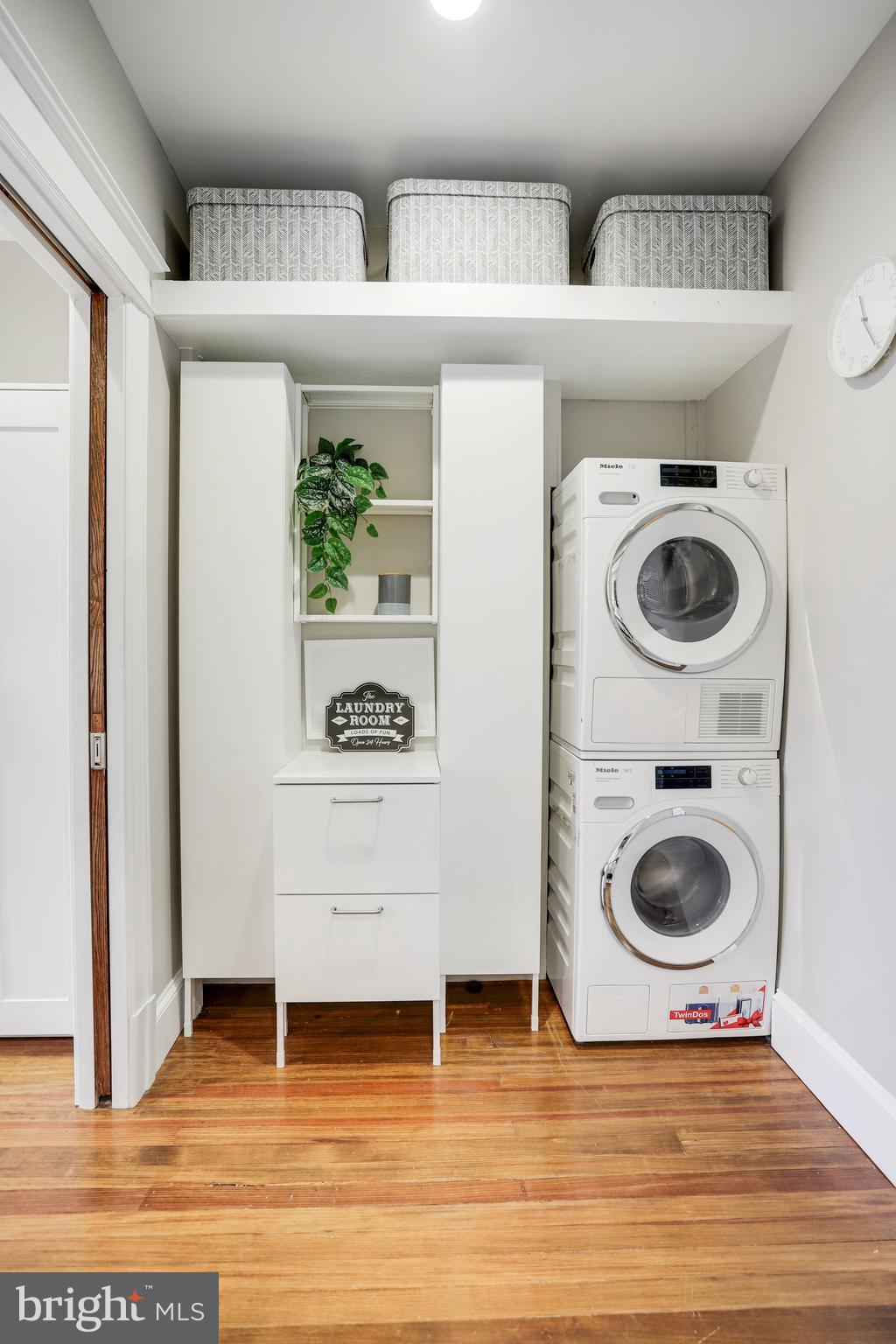 1507 A Street Northeast Washington, DC 20002 - Photo 32 of 57 Super CONVENIENT upstairs laundry room w/storage
