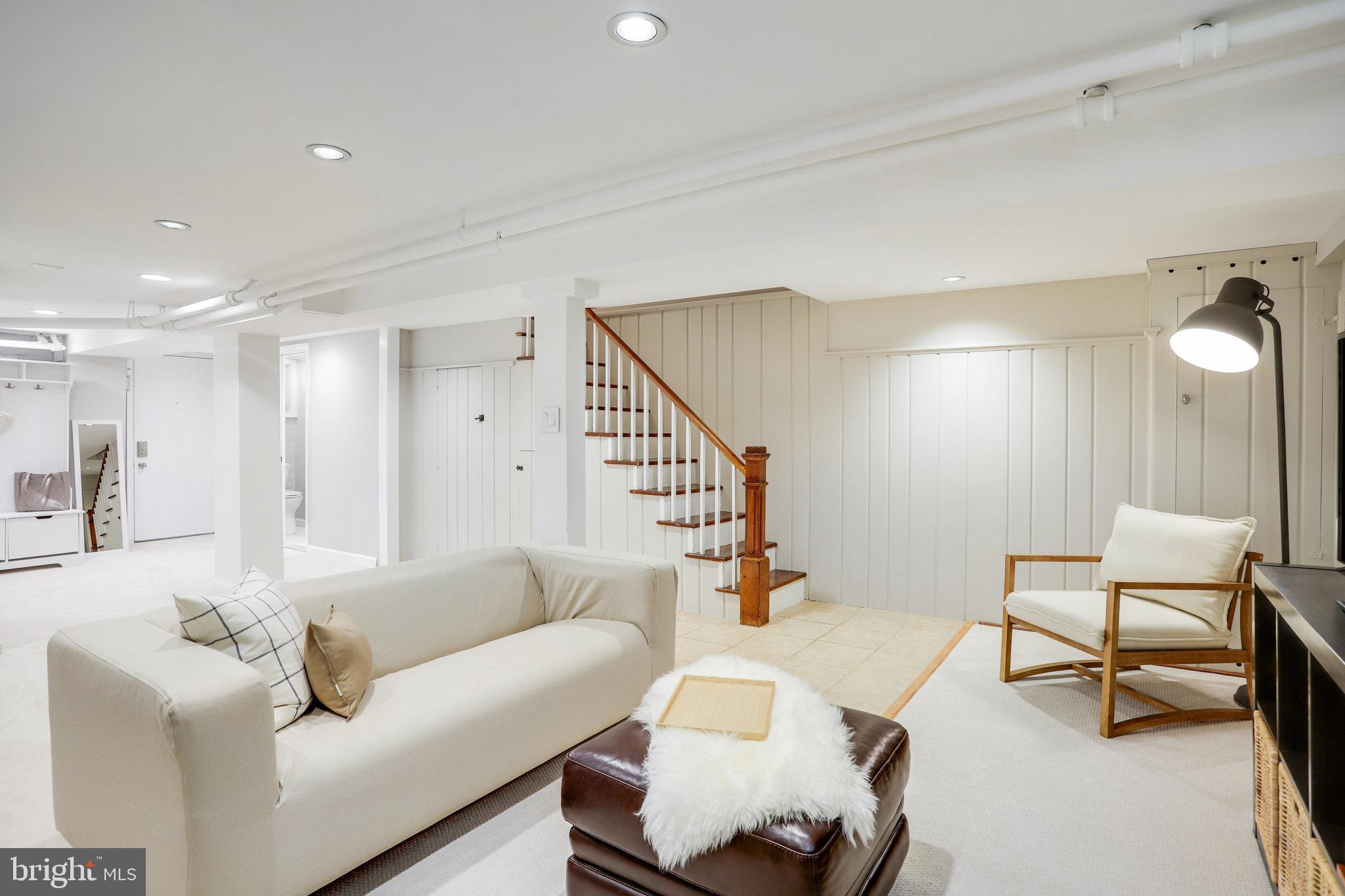 1507 A Street Northeast Washington, DC 20002 - Photo 35 of 57 Note storage under stairs + 3rd full bath at rear