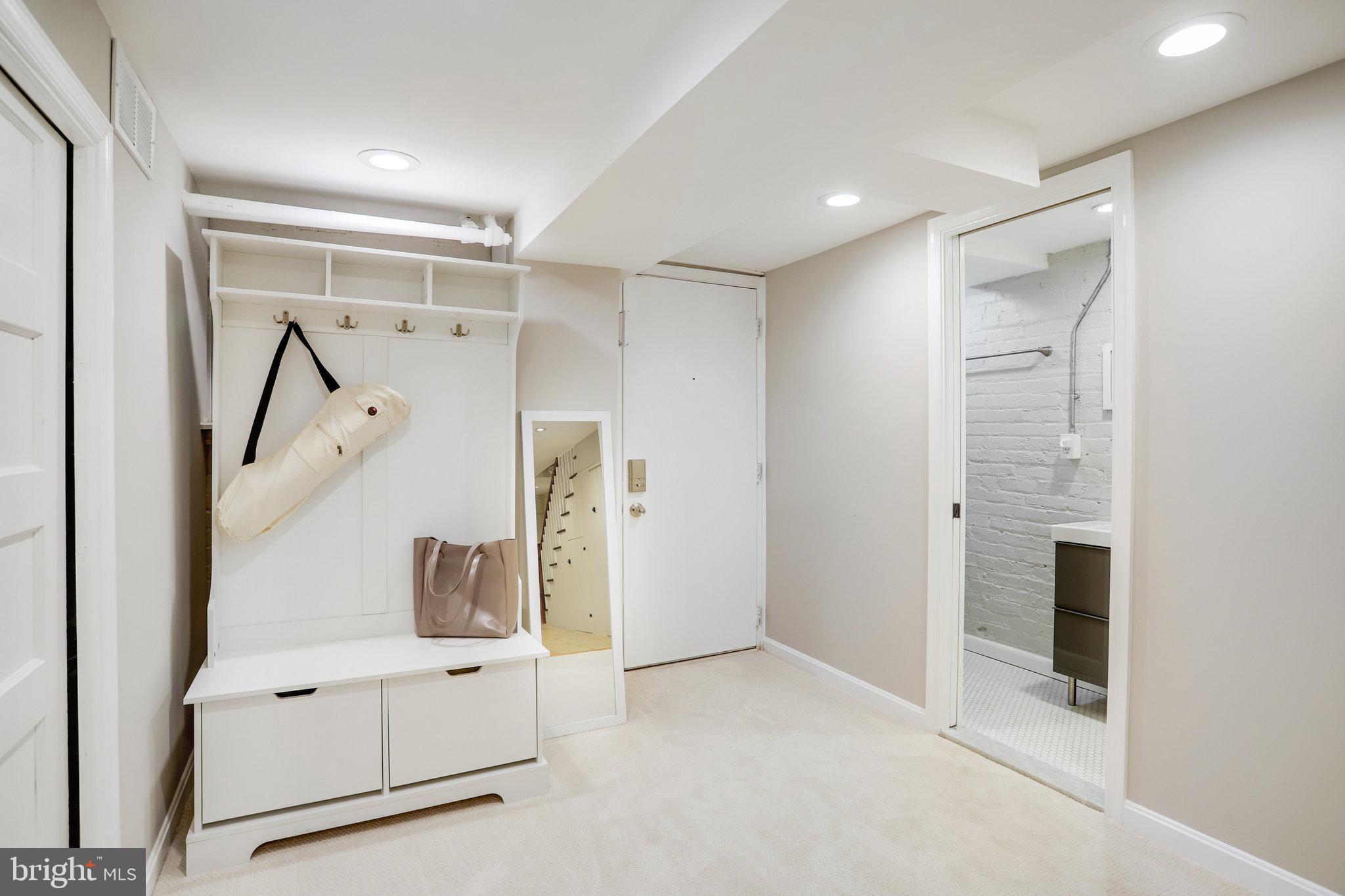 1507 A Street Northeast Washington, DC 20002 - Photo 38 of 57 Yoga space. Entry to workshop at rear, 3rd full BA