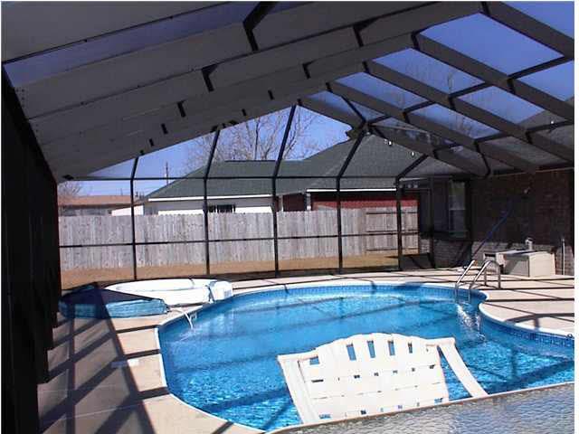 7477 Farmers Road Pensacola, FL 32526 - Photo 8 of 17 And a Sunken Gas-Heated Overflowing Hot Tub for cool & cozy evenings...