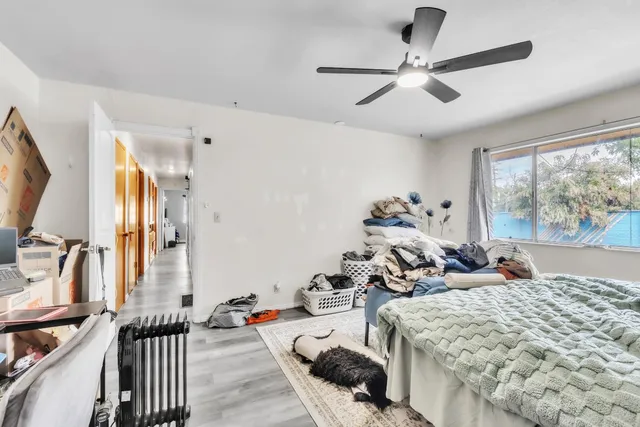 a very nice looking room with a large window