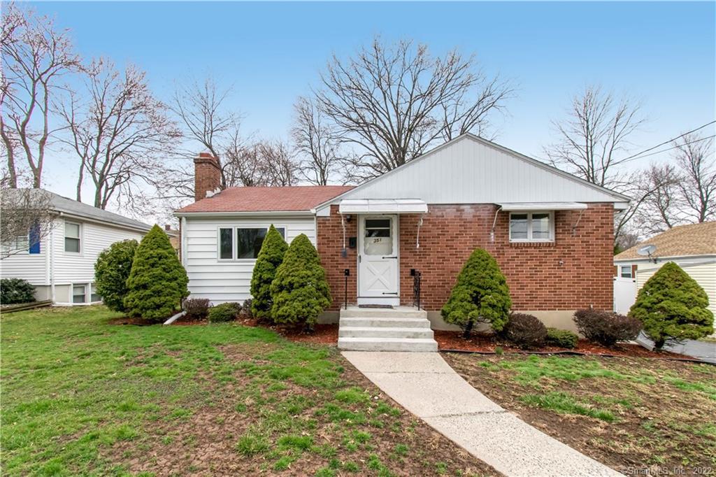 351 Brimfield Road Wethersfield, CT 06109 - Photo 1 of 1 a front view of a house with a yard and porch