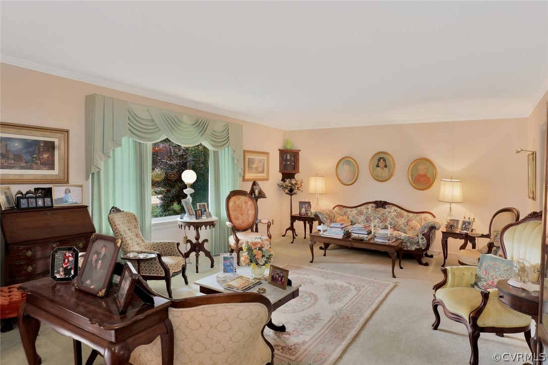 3300 Wood Dale Road Chester, VA 23831 - Photo 3 of 28 a living room with furniture a rug and a window