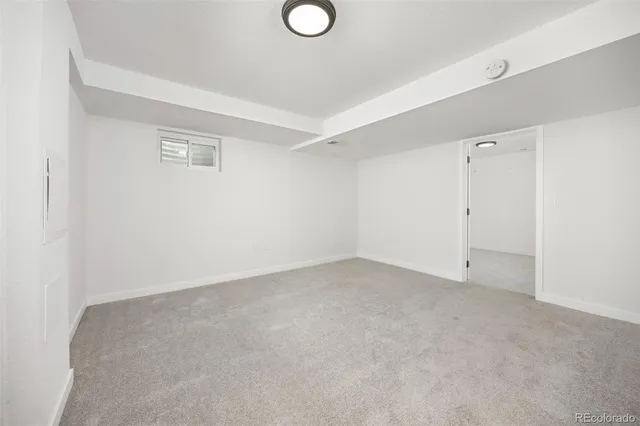 a view of an empty room