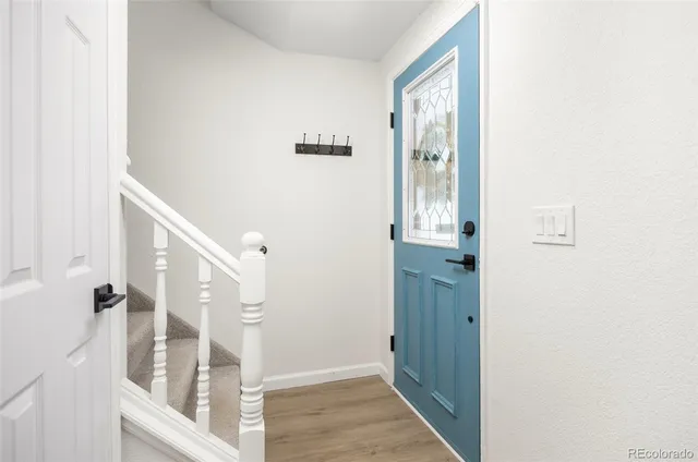 a view of a front door