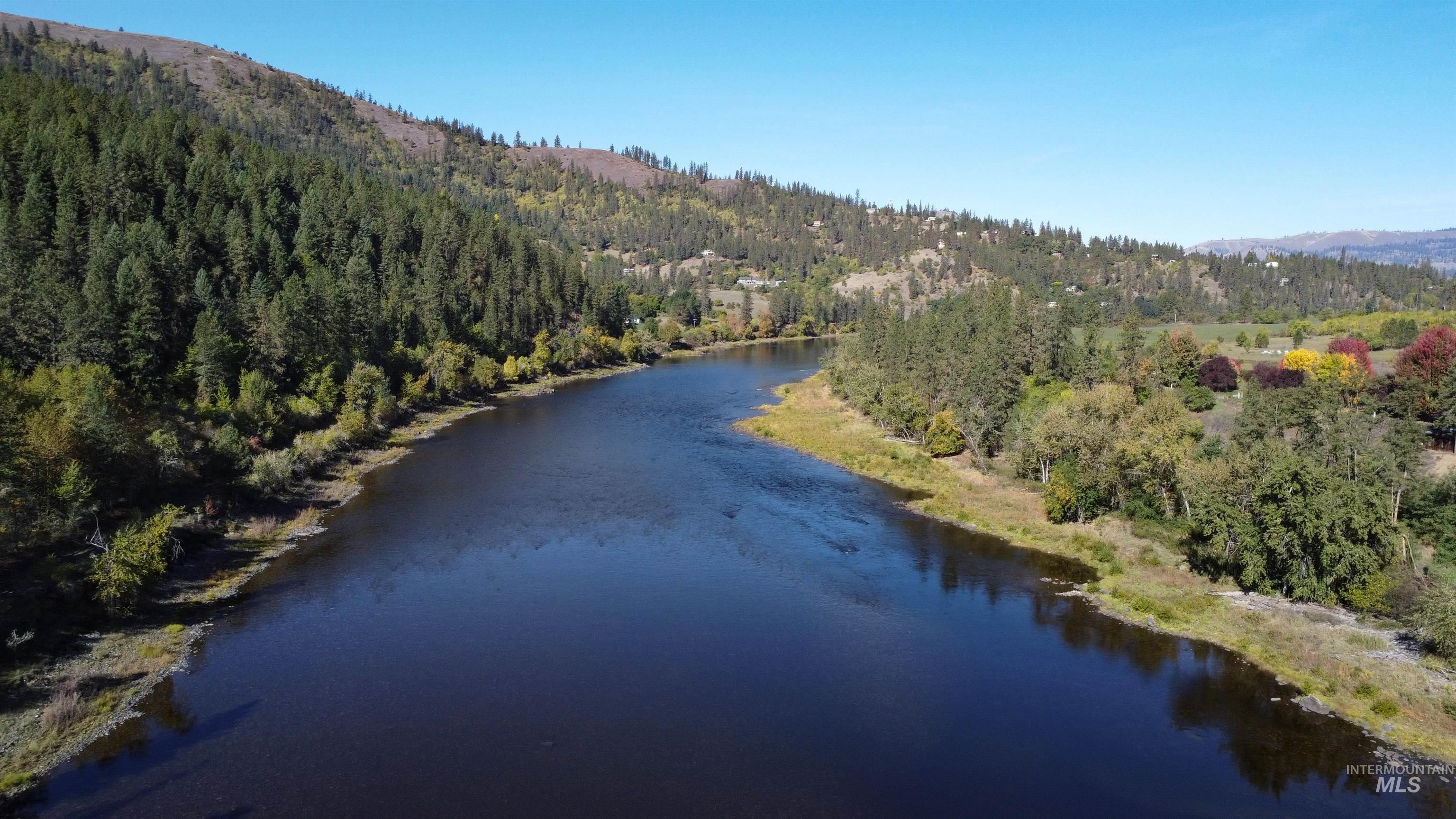 4480 Highway 12 Kamiah, ID 83536 - Photo 19 of 49 Aerial view of a nearby body of water and a forest