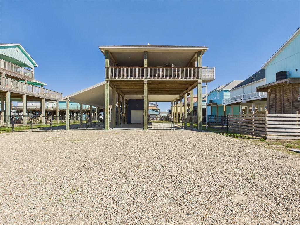 842 Main Street Crystal Beach, TX 77650 - Photo 1 of 45 a view of a house with a porch