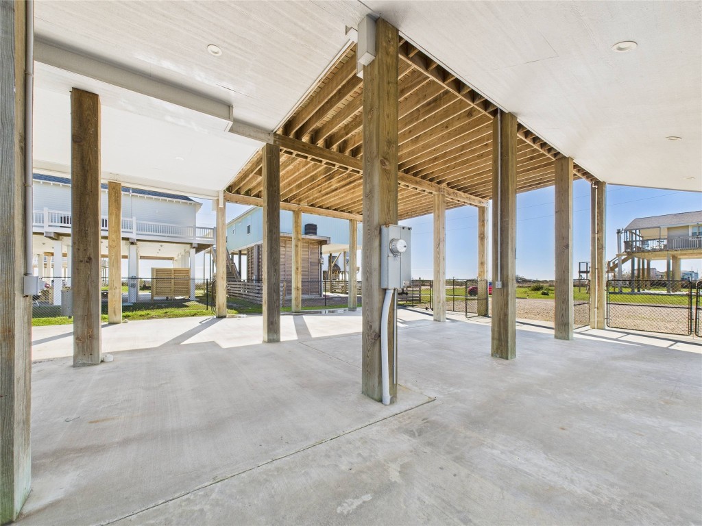 842 Main Street Crystal Beach, TX 77650 - Photo 5 of 45 a view of an indoor porch