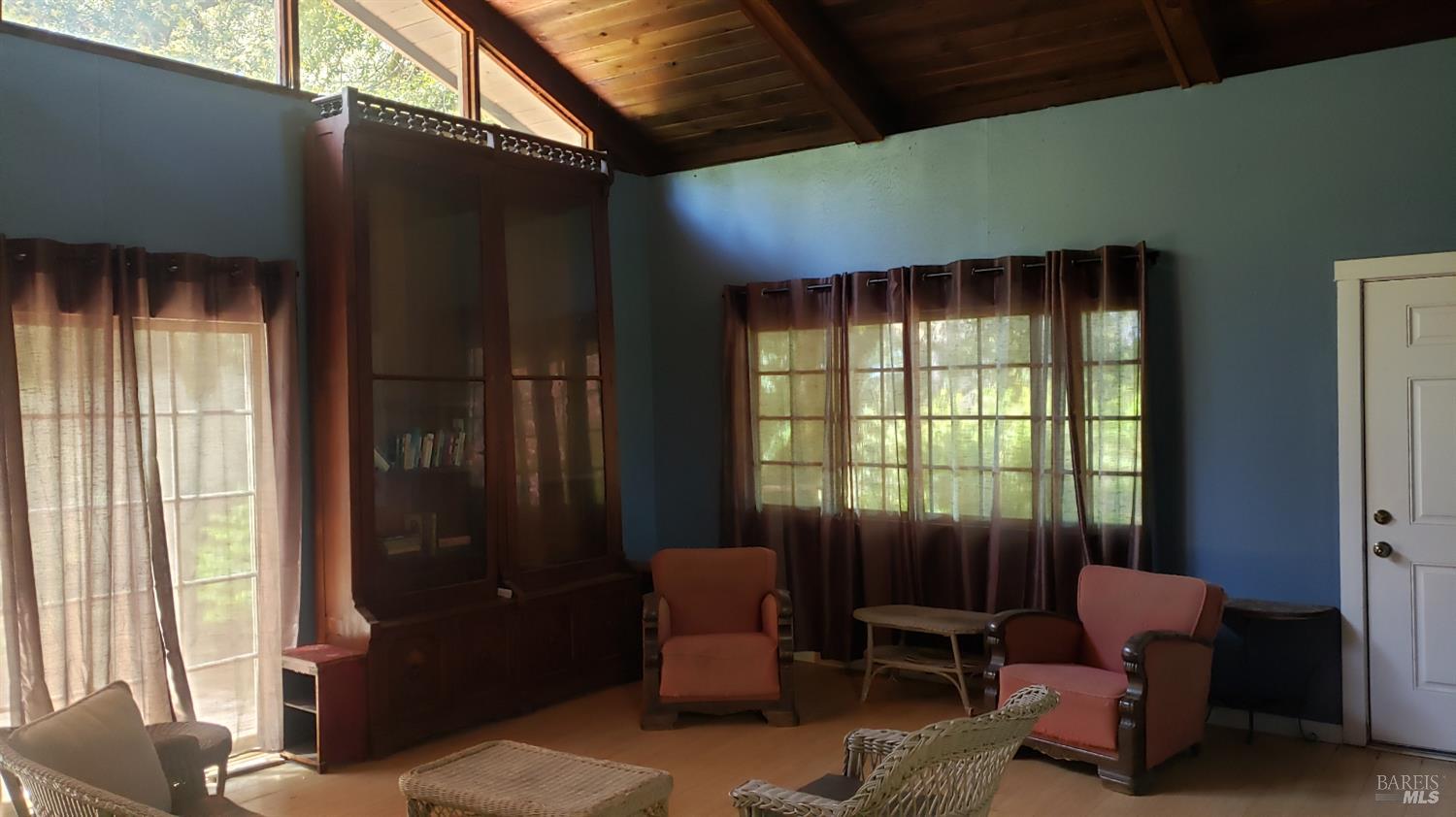 Undisclosed Address Laytonville, CA 95454 - Photo 11 of 13 a livingroom with workspace and a window