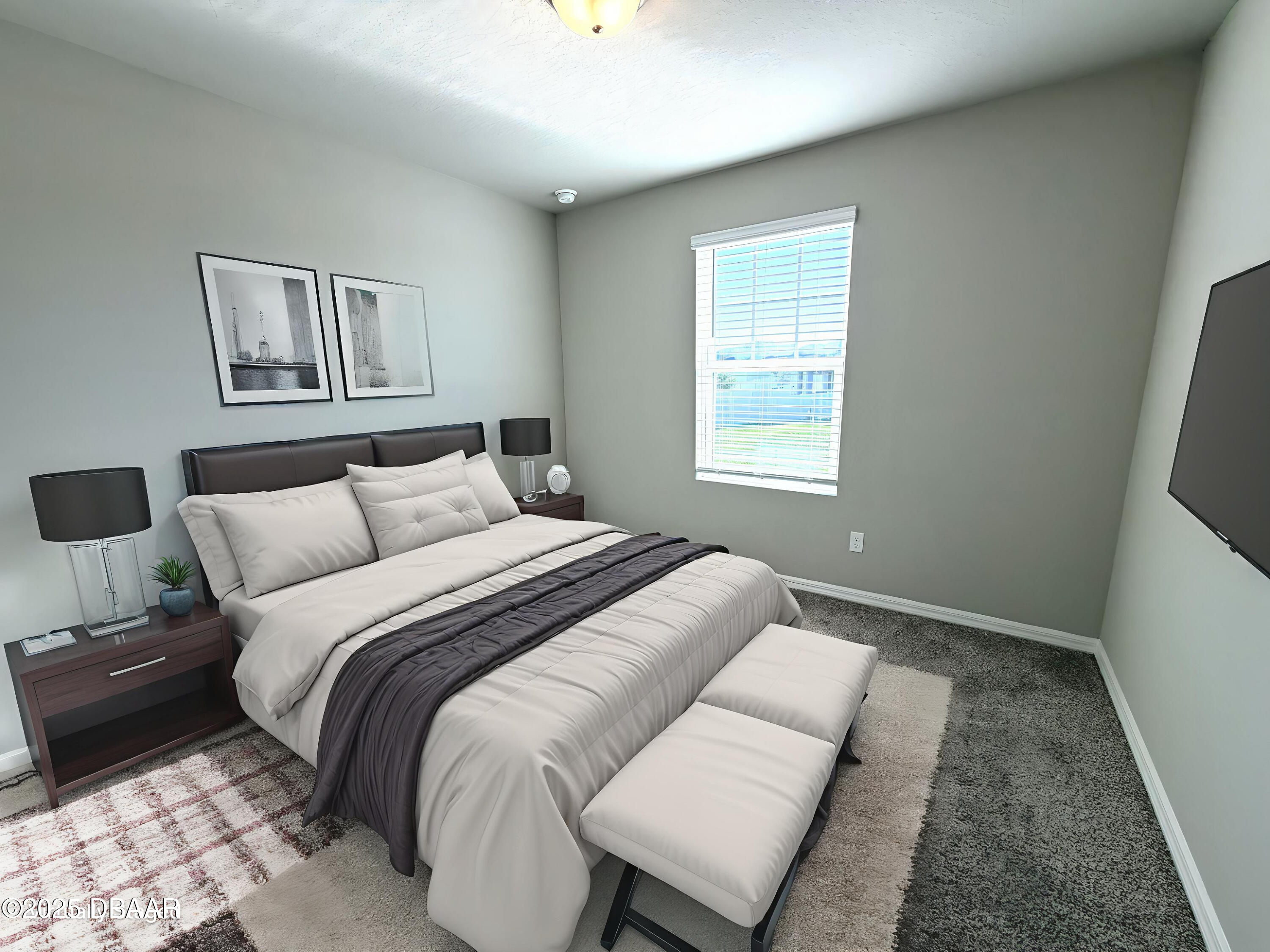 30224 Armenia Road Leesburg, FL 34748 - Photo 22 of 29 a bedroom with a bed and a painting on the wall