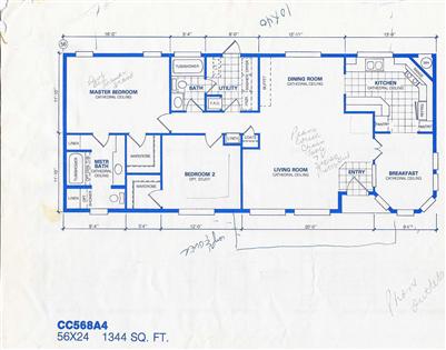 5331 Rexford Way, Unit 43 Santa Rosa, CA 95403 - Photo 4 of 11 Flooor plan.