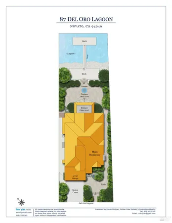 $2,995,000 | 87 Del Oro Lagoon, Novato, CA 94949