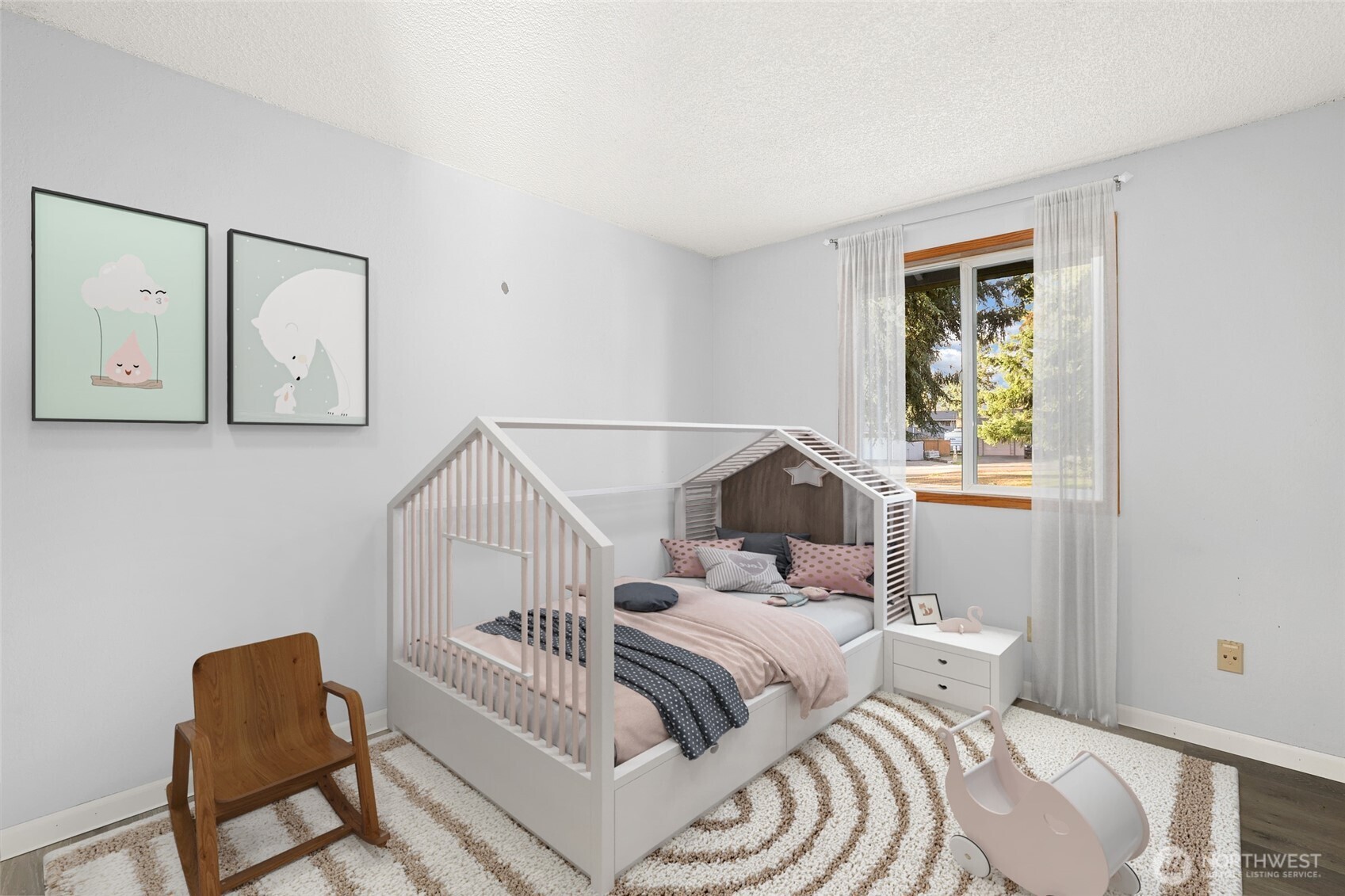 33524 33rd Place Southwest Federal Way, WA 98023 - Photo 16 of 37 a bedroom with a bed and a chair