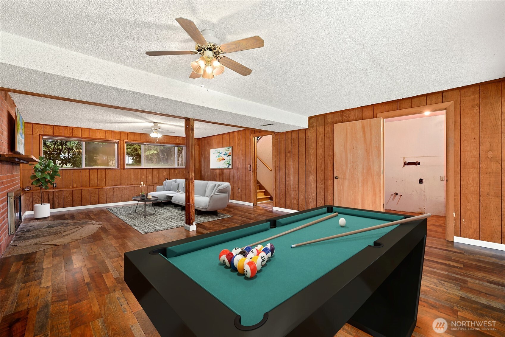 33524 33rd Place Southwest Federal Way, WA 98023 - Photo 24 of 37 a room with pool table and windows