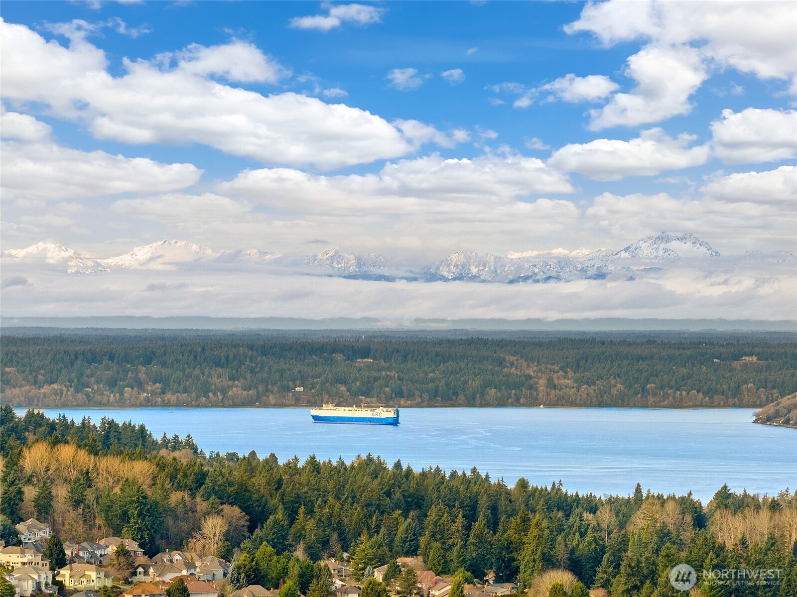 33524 33rd Place Southwest Federal Way, WA 98023 - Photo 35 of 37 a view of a lake from a yard
