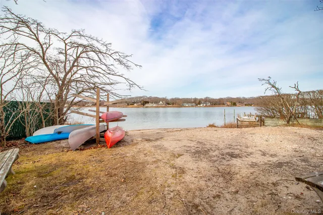 a view of beach and ocean