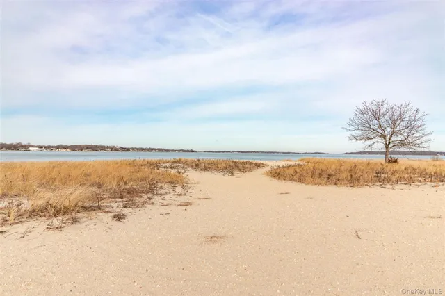 a view of an ocean and beach