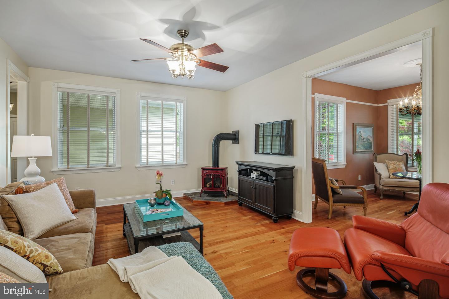5 Sylvan Avenue Rutledge, PA 19070 - Photo 6 of 34 Family Room with Wood Stove