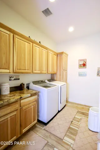 a view of a lake and a yard