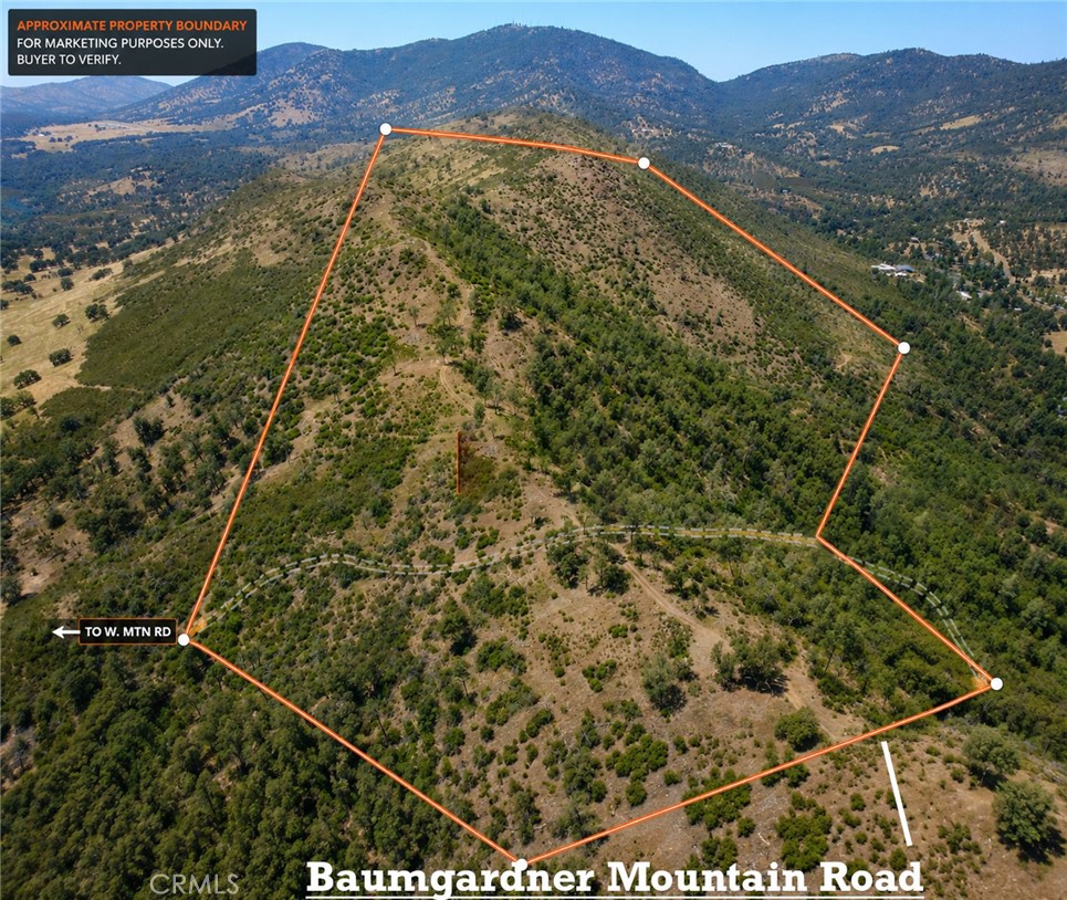 0 Bumguardner Mountain Road Mariposa, CA 95338 - Photo 1 of 36 Aerial view of the approximate property lines.
