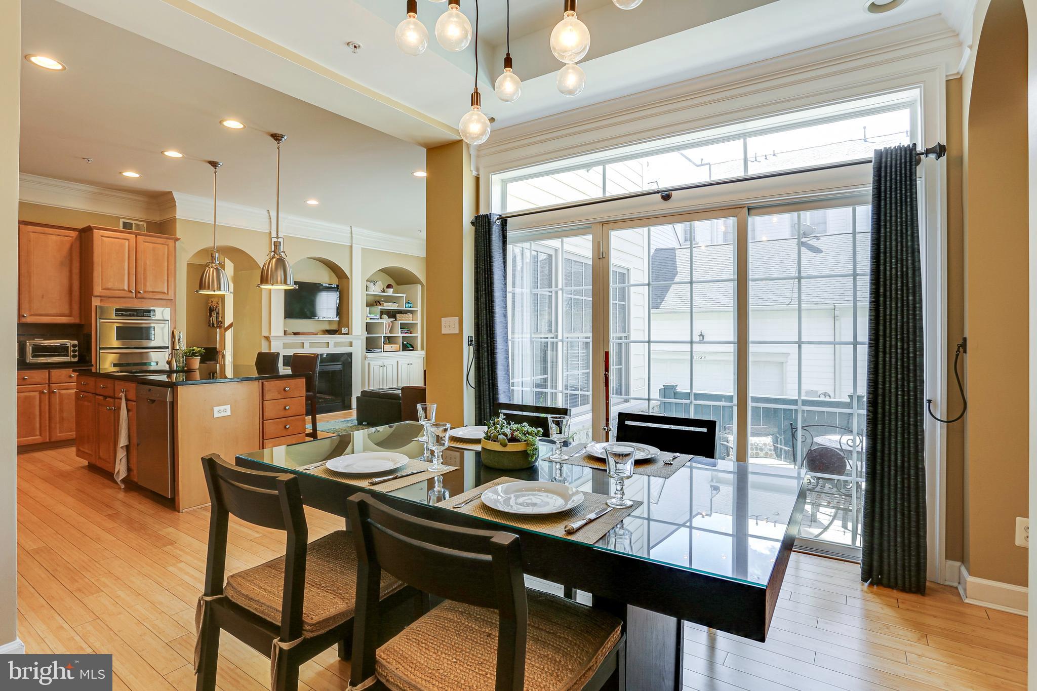 7678 Midtown Road Fulton, MD 20759 - Photo 12 of 67 Breakfast Room with tray ceiling & patio views.