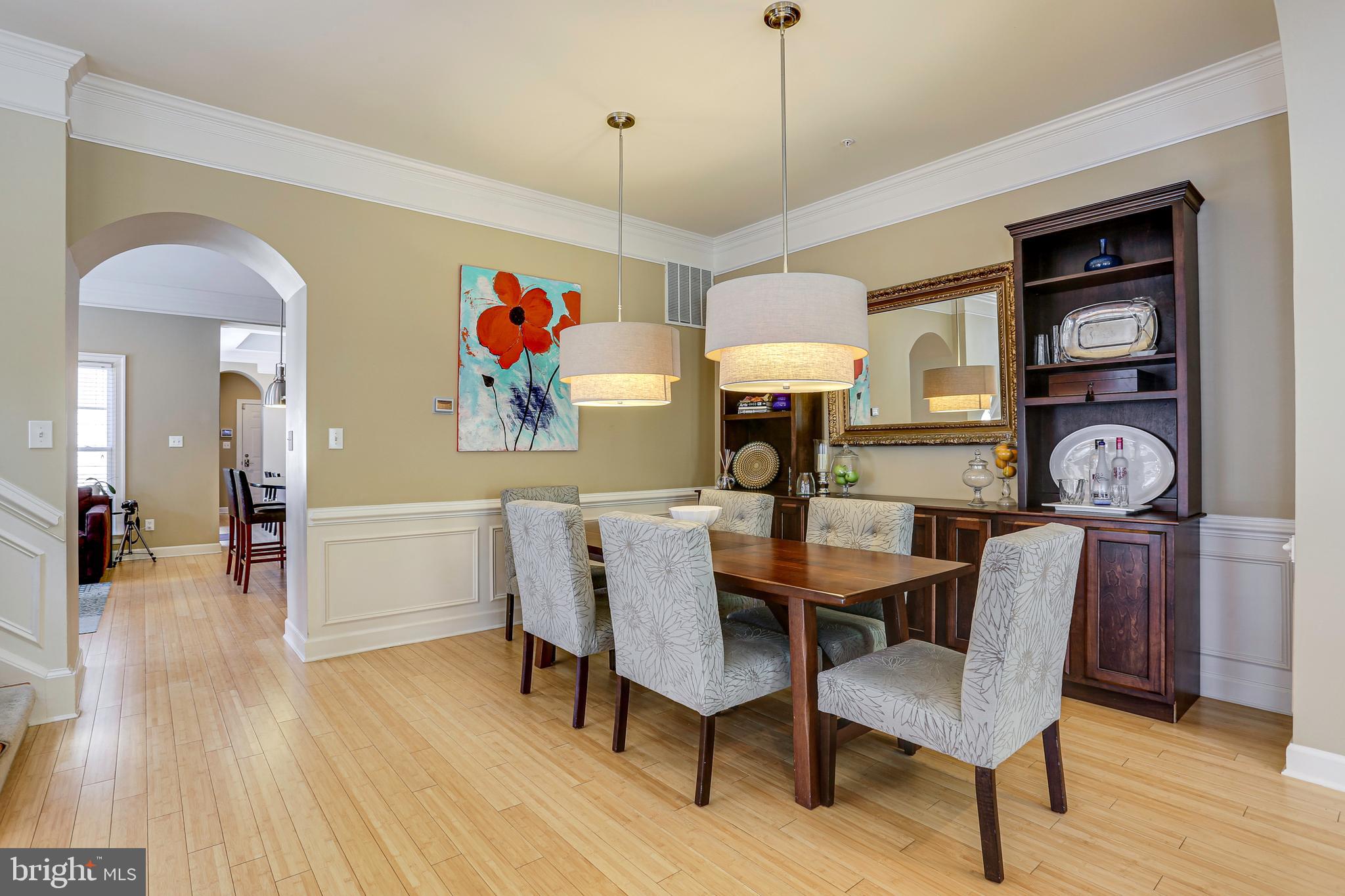 7678 Midtown Road Fulton, MD 20759 - Photo 6 of 67 Dining Room with wall molding.