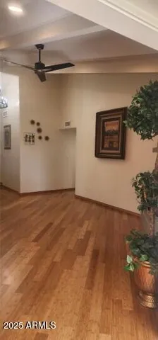 a view of a small space